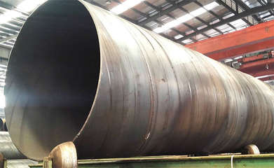 山东厚壁螺旋钢管厂 防腐钢管的生产与应用